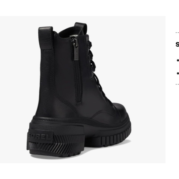NEW Sorel - ONA Ave Boot Lace, Black, WP Women's 9 ($170) - Picture 2 of 4